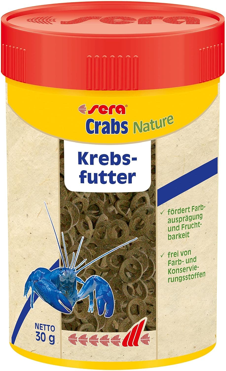 Sera 556 Crabs Natural 1 Oz 100 ml Pet Food, One Size