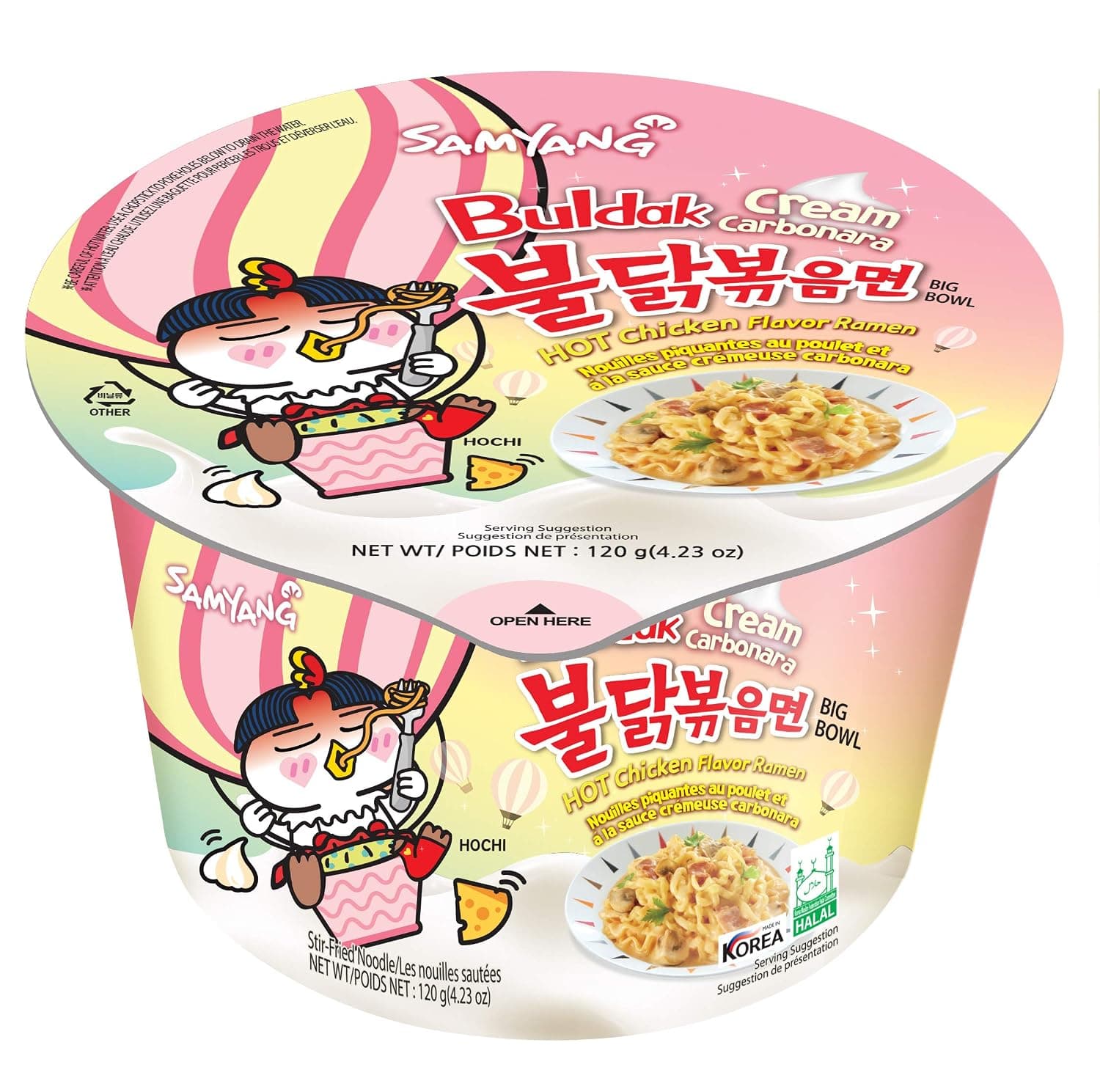 Samyang Buldak Ramen Cream Carbona Big Bowl 120 g