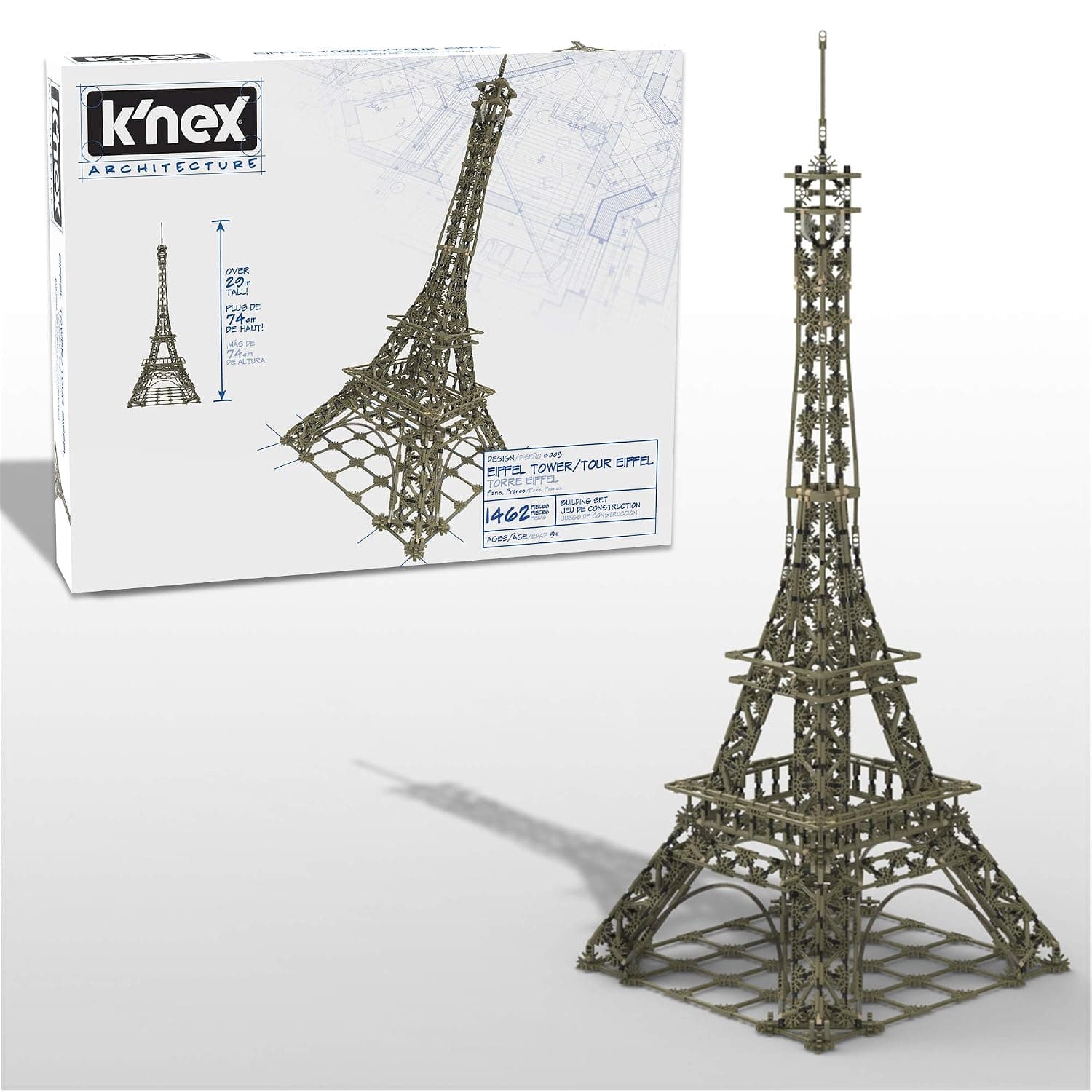 KNEX Architecture: Eiffel Tower (4 Case Pack shipping from China Spring 2022)