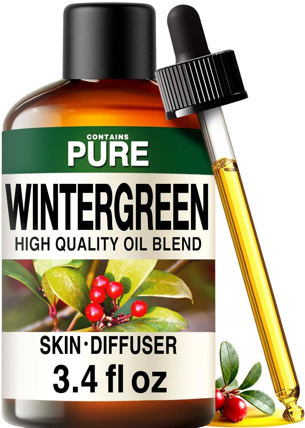 Kukka Wintergreen Essential Oil Single 3.38oz (100ml)