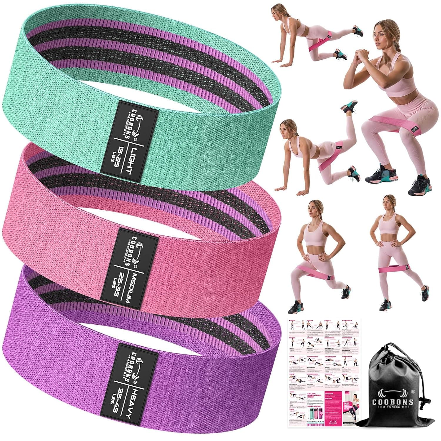 Resistance Bands Set - Exercise Bands with Handles for Resistance Training Equipment for Exercise Fitness, Physical Therapy, Home Workouts…