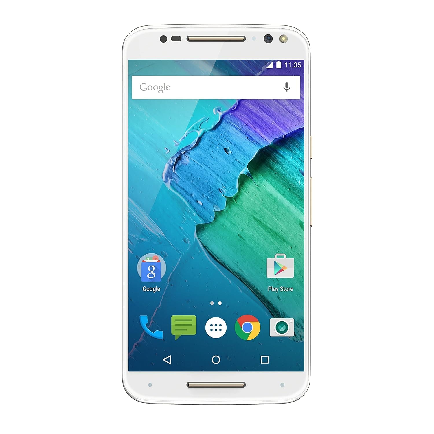 Motorola Moto X Style Single-SIM 32GB ROM + 3GB RAM (GSM | CDMA) Factory Unlocked 4G/LTE Smartphone (White) - International Version