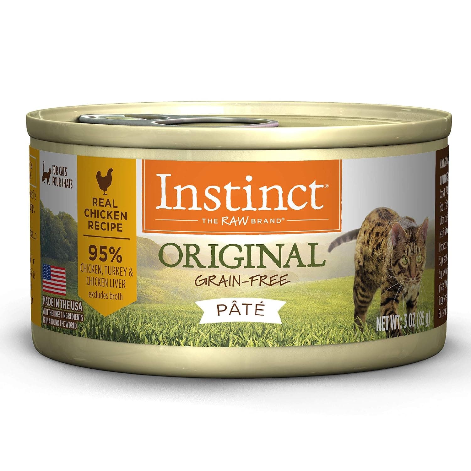 Instinct Cat Wet Food Complete Pate Pate Chicken 85g