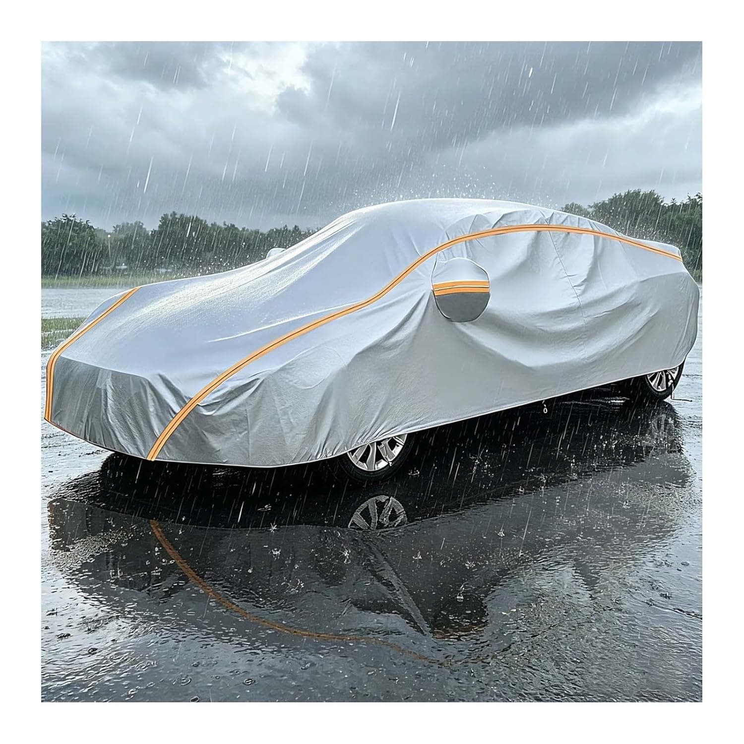 Waterproof Car Cover For Dacia Duster III 2024 2026,Full Car Cover With Storage Bag,All Weather Outdoor Vehicle Covers With UV Snow Dust Protection For Sedan SUV Hatchback