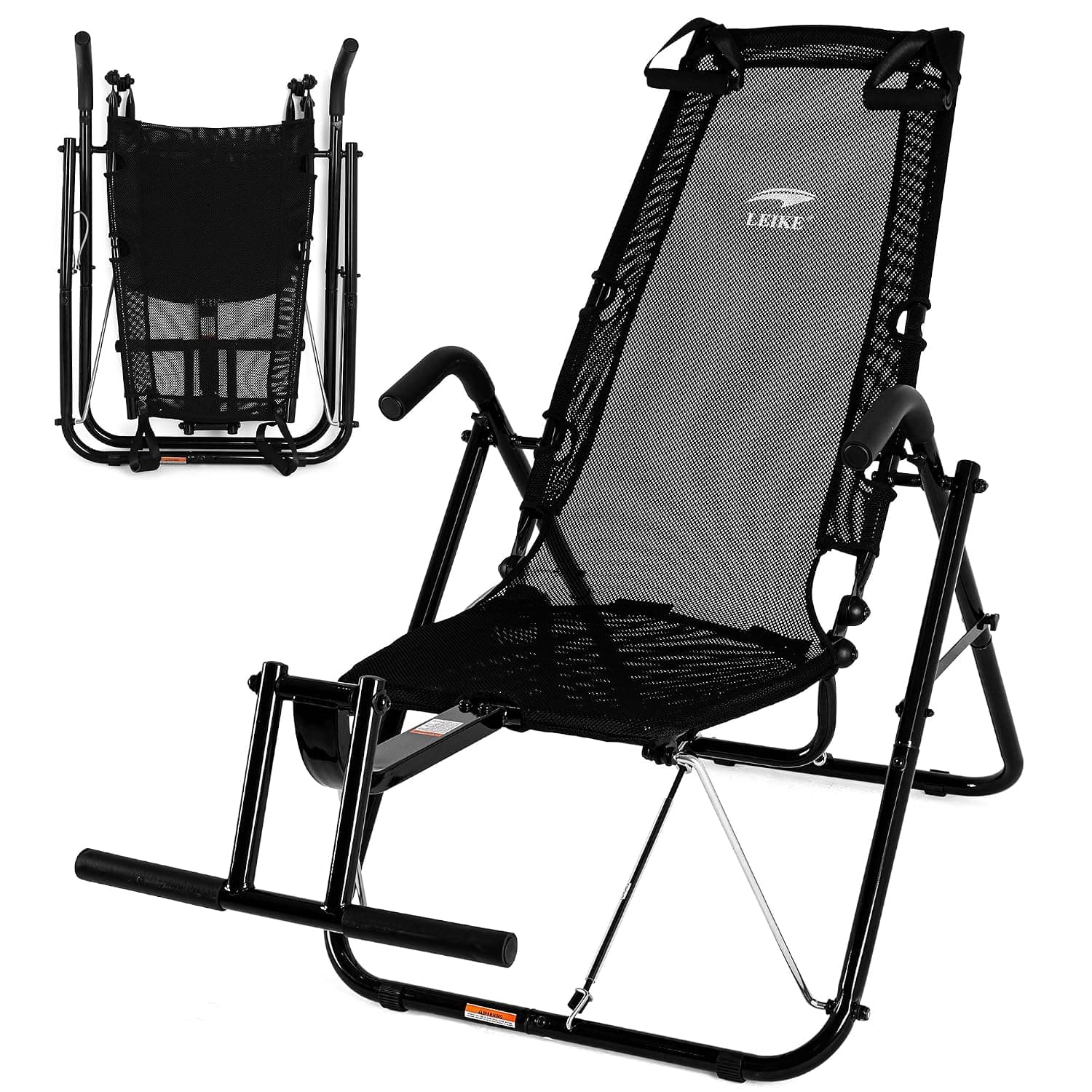 leikefitness Ab Exercise Chair Core Strengthening Lightweight Foldable Sport Abdominal Exerciser Strength Training Inversion Equipment