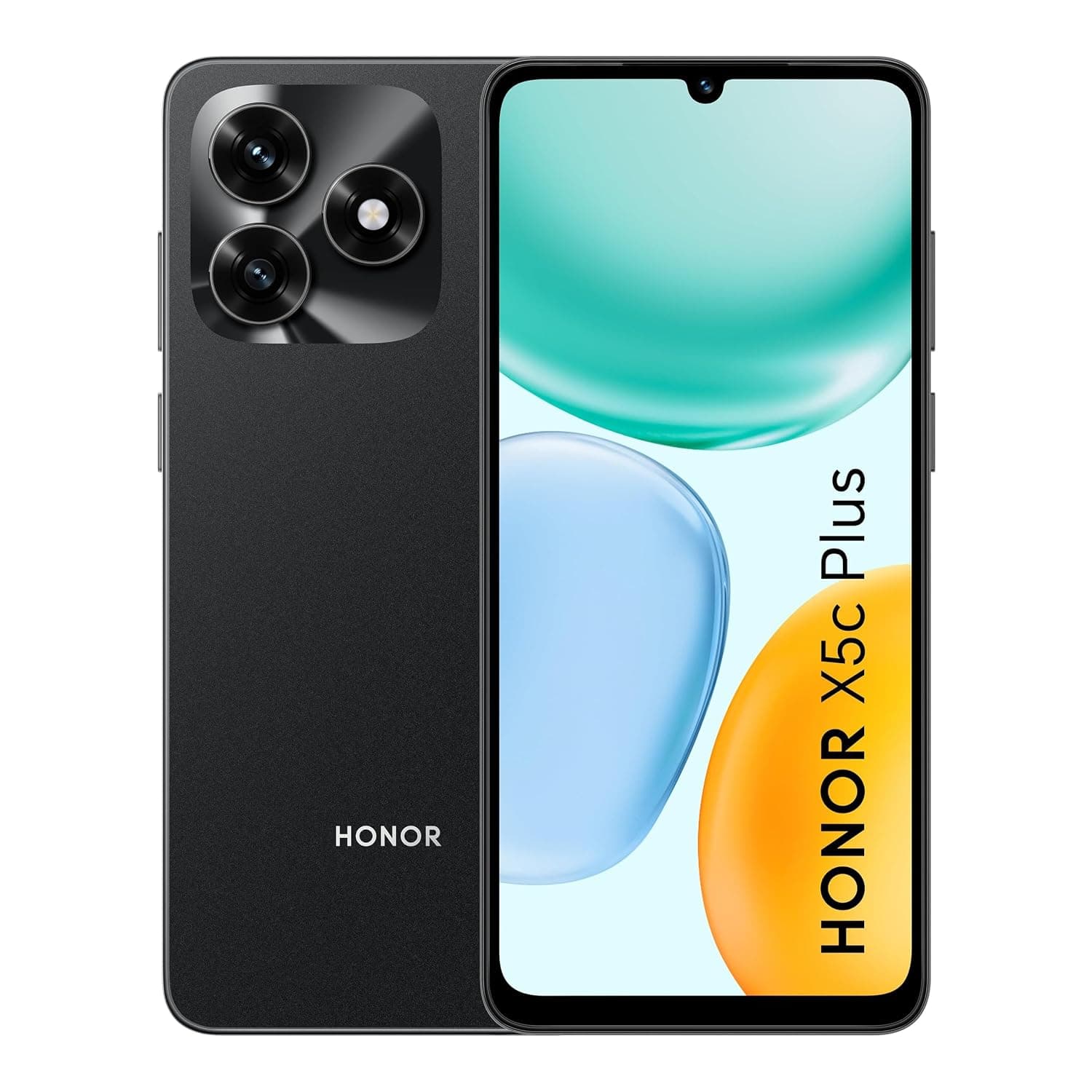 Honor X5c Plus Dual-SIM 64GB ROM + 4GB RAM (GSM Only | No CDMA) Factory Unlocked 4G/LTE Smartphone (Midnight Black) - International Version
