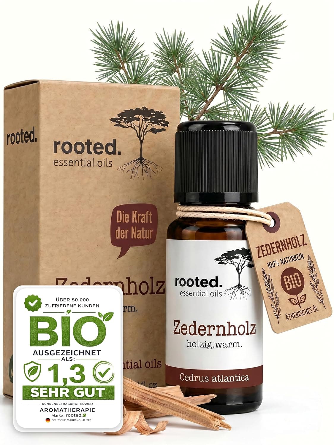 rooted. Cedarwood Oil