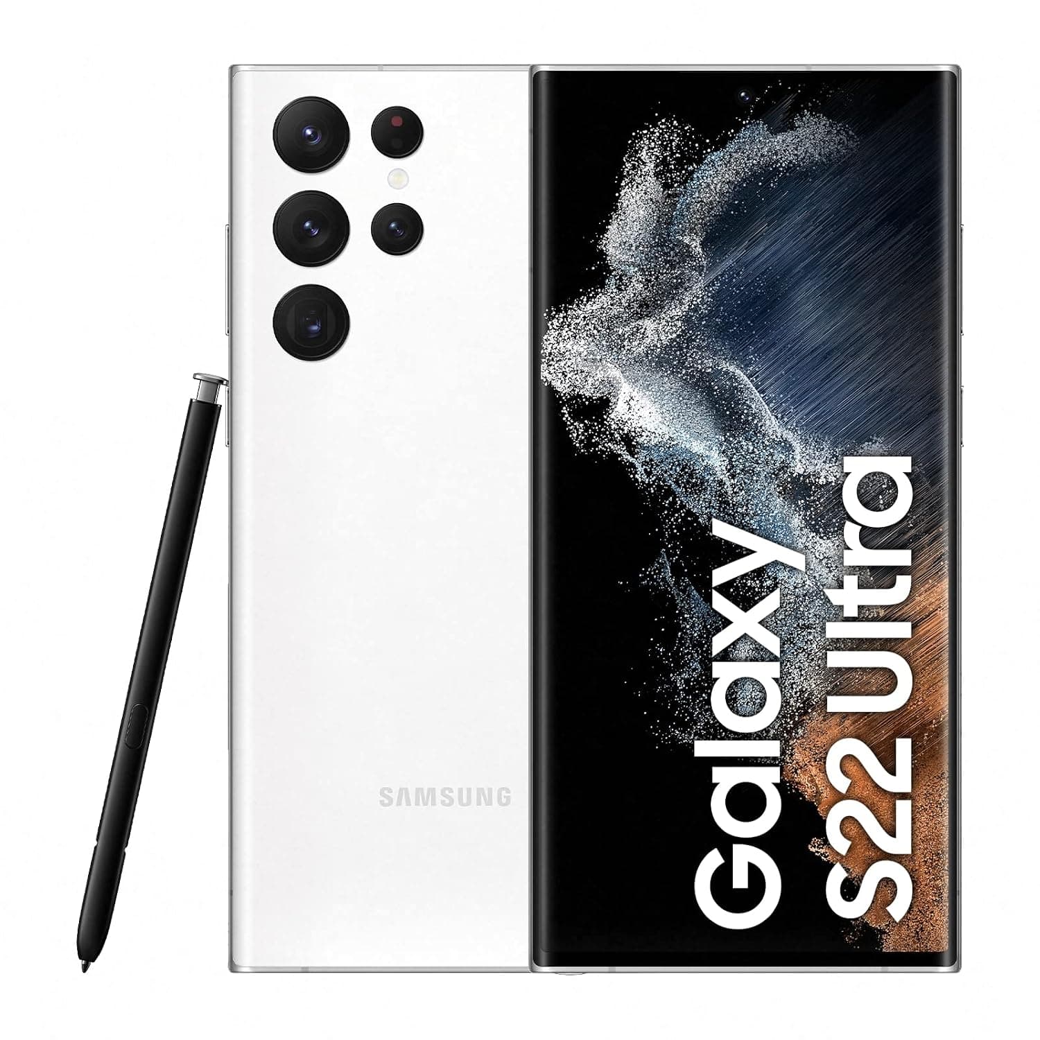 Samsung Galaxy S22 Ultra 5G | Dual SIM Smartphone | KSA Version | Phantom White | 512GB