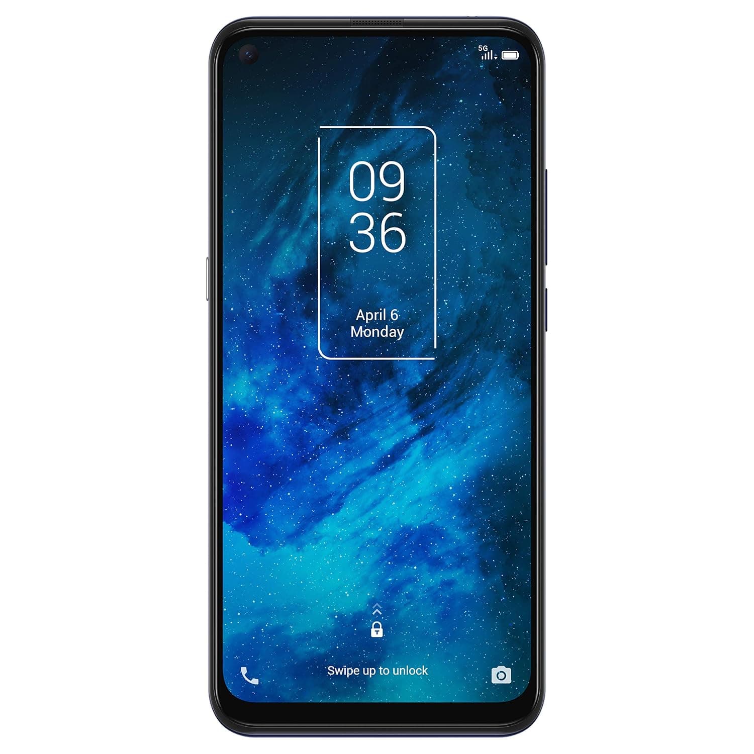 TCL 10 Dual SIM 128GB ROM + 6GB RAM (GSM Only | No CDMA) Factory Unlocked 5G Smartphone (Chrome Blue) - International Version