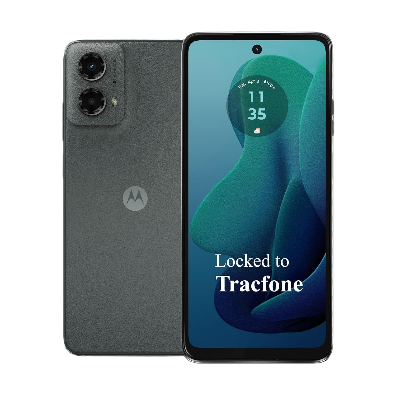 TracFone | Motorola Moto g 5G 2024 | Locked | 128GB | 5000mAh Battery | 50MP Camera | 6.6" Screen | Grey