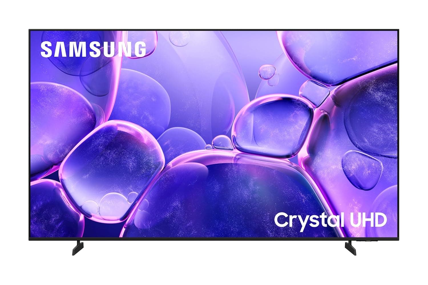 تلفزيون ذكي سامسونج كريستال دقة UHD مقاس 65 بوصة دقة 4K معالج كريستال 4K تصميم ميتال ستريم نظام أمان سامسونج نوكس محتوى مجاني غير محدود UA65U8000FUXZN (إصدار الإمارات العربية المتحدة2025) طراز U8000F