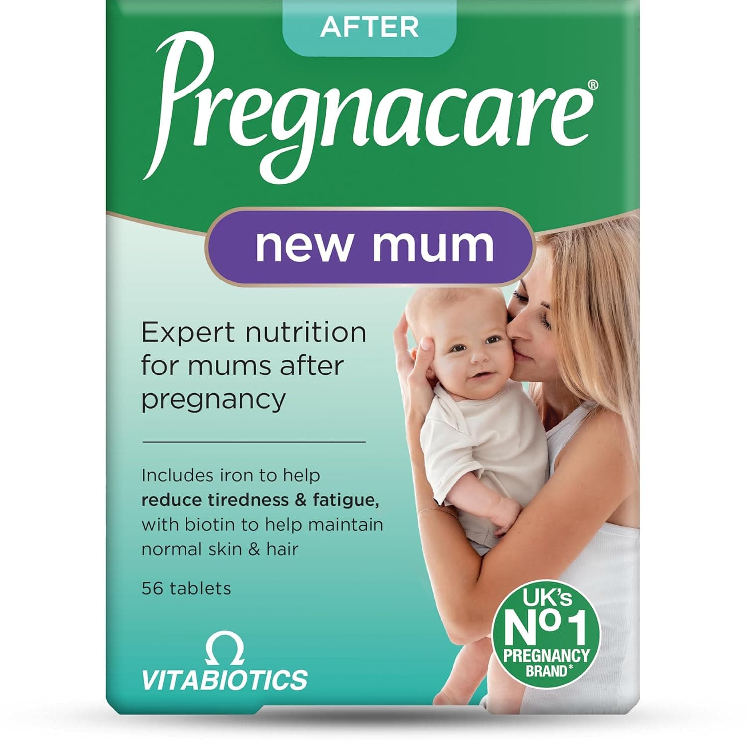 Vitabiotics Biotin with Collagen & Zinc Pregnacare Tablets (56 Pieces)