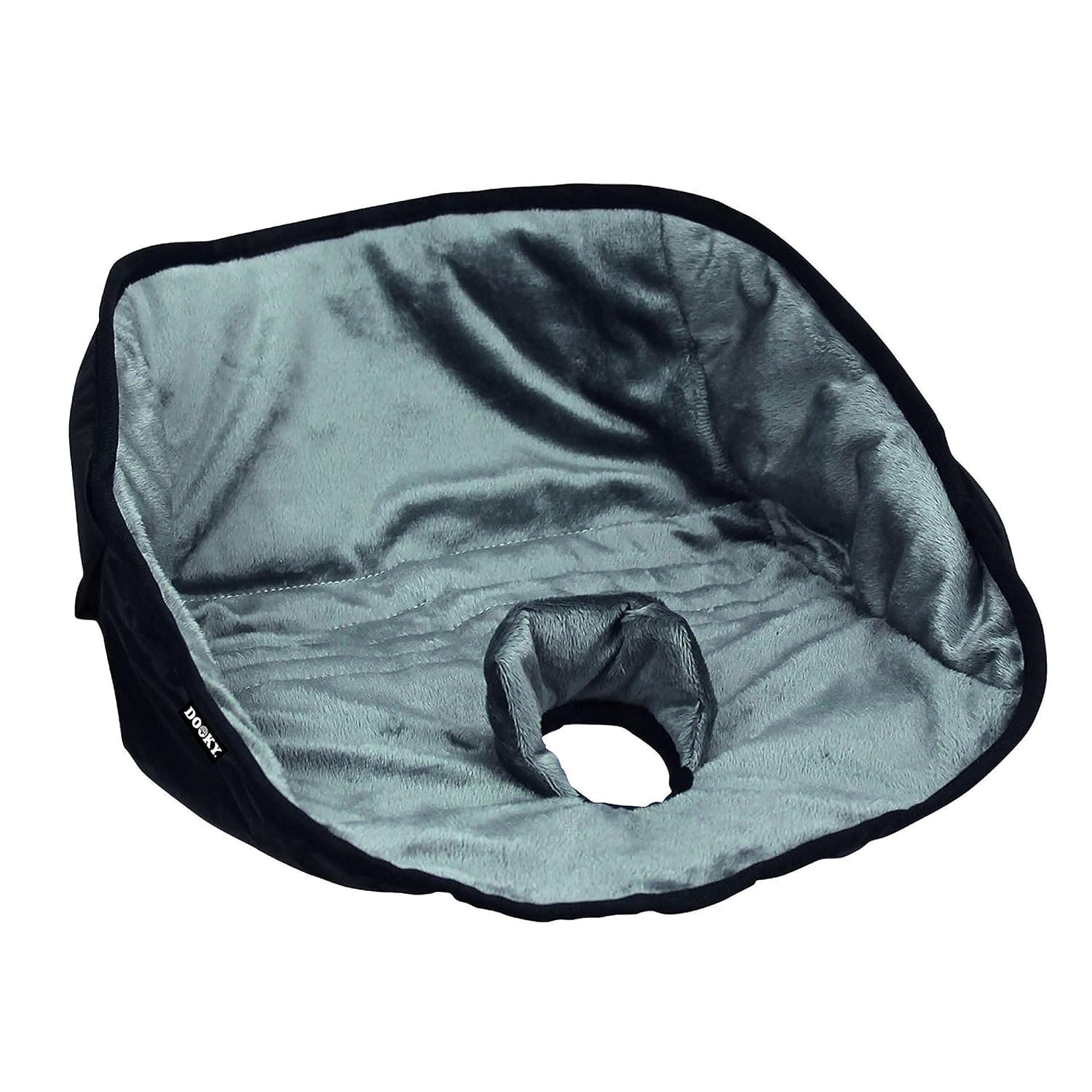 Dooky Car Seat Pee Pee/ Wee Wee Pad, Universal Fit, Waterproof, Washable, Soft Padding for Extra Comfort, 37 x 31 cm, Grey and Black