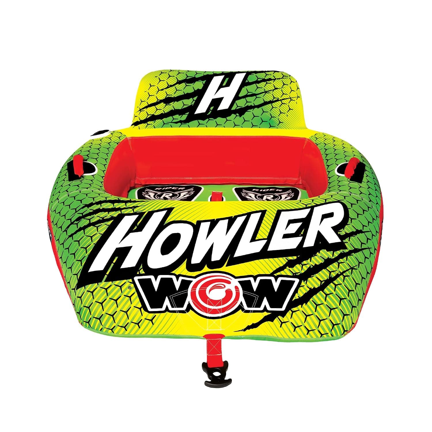 Wow World of Watersports Howler Inflatable Cockpit Towable Tube for Boating