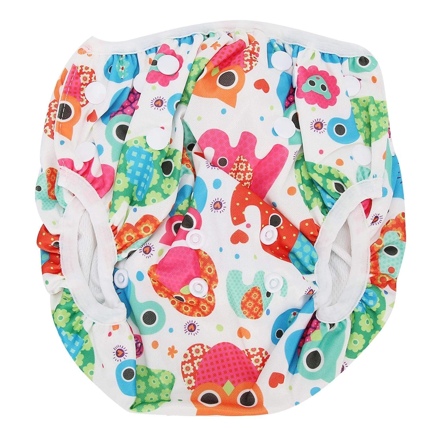 Reusable Swim Diapers, Swim Diaper Reusable Waist Adjustable Washable Waterproof for Baby Shower Gifts for Swimming(D20)
