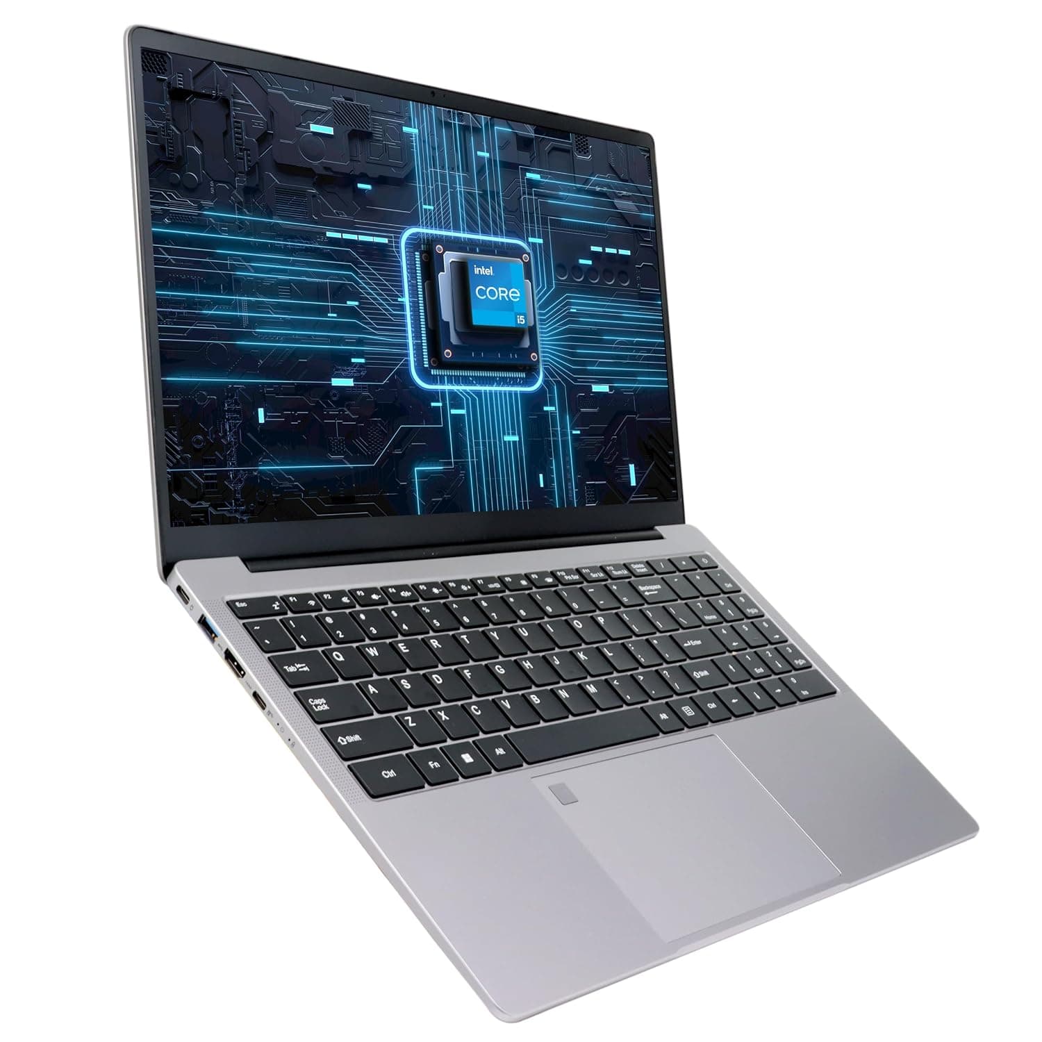 15.6" Metal Design 12th Core i5-12450H(up to 4.4GHz) 16GB RAM 512GB NVMe SSD High Performance Laptop [Win 11Pro & Office 2019], FHD/WiFi 6/BT5.2/Thunderbolt/USB3.0/TypeC (GB, 512)