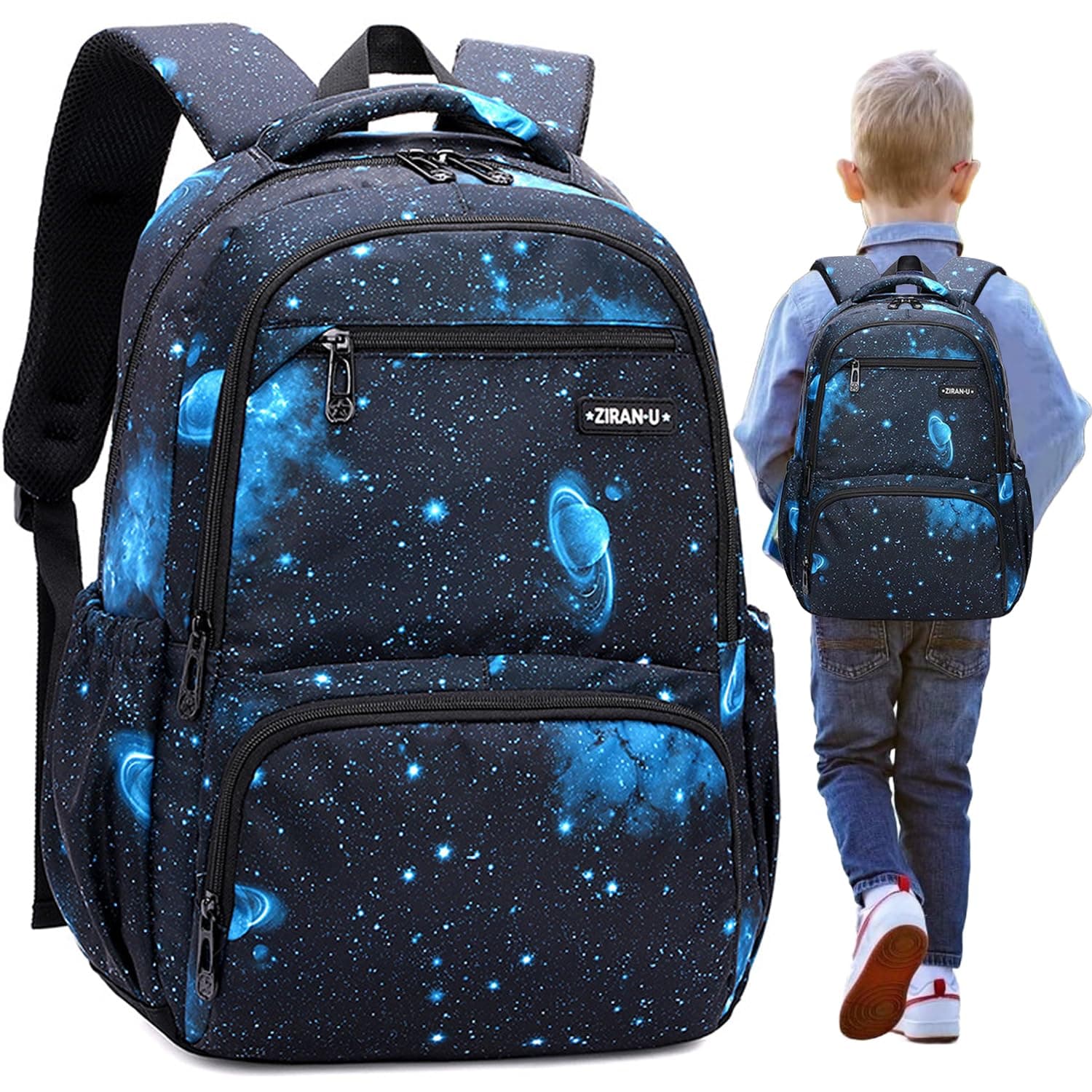 Winsoyya Lightweight Kids School Backpack for Kindergarten Elementary Teens Boys Girls, Multi-Purpose Travel Daypack