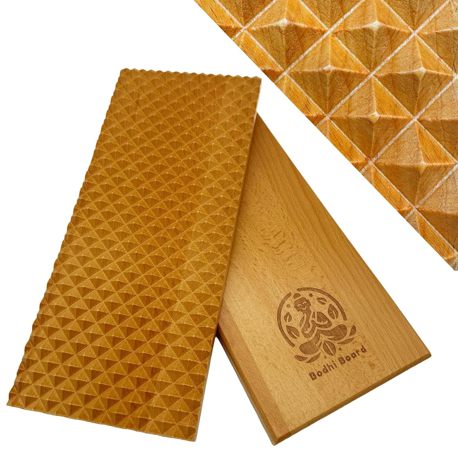 Sadhu Board Nail Board for Feet Foot Yoga Meditation Wood for Acupressure Acupuncture Relaxation Mental Health Massage Nail Board