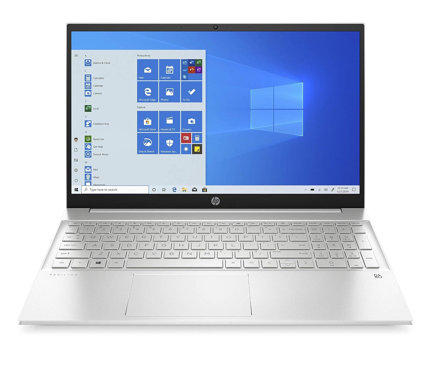 HP Pavilion 15-eh0007nx Laptop 15.6, AMD Ryzen 7-4700U, AMD Radeon Graphics, 512 GB NVMe M.2 SSD [2N7S9EA], Natural silver