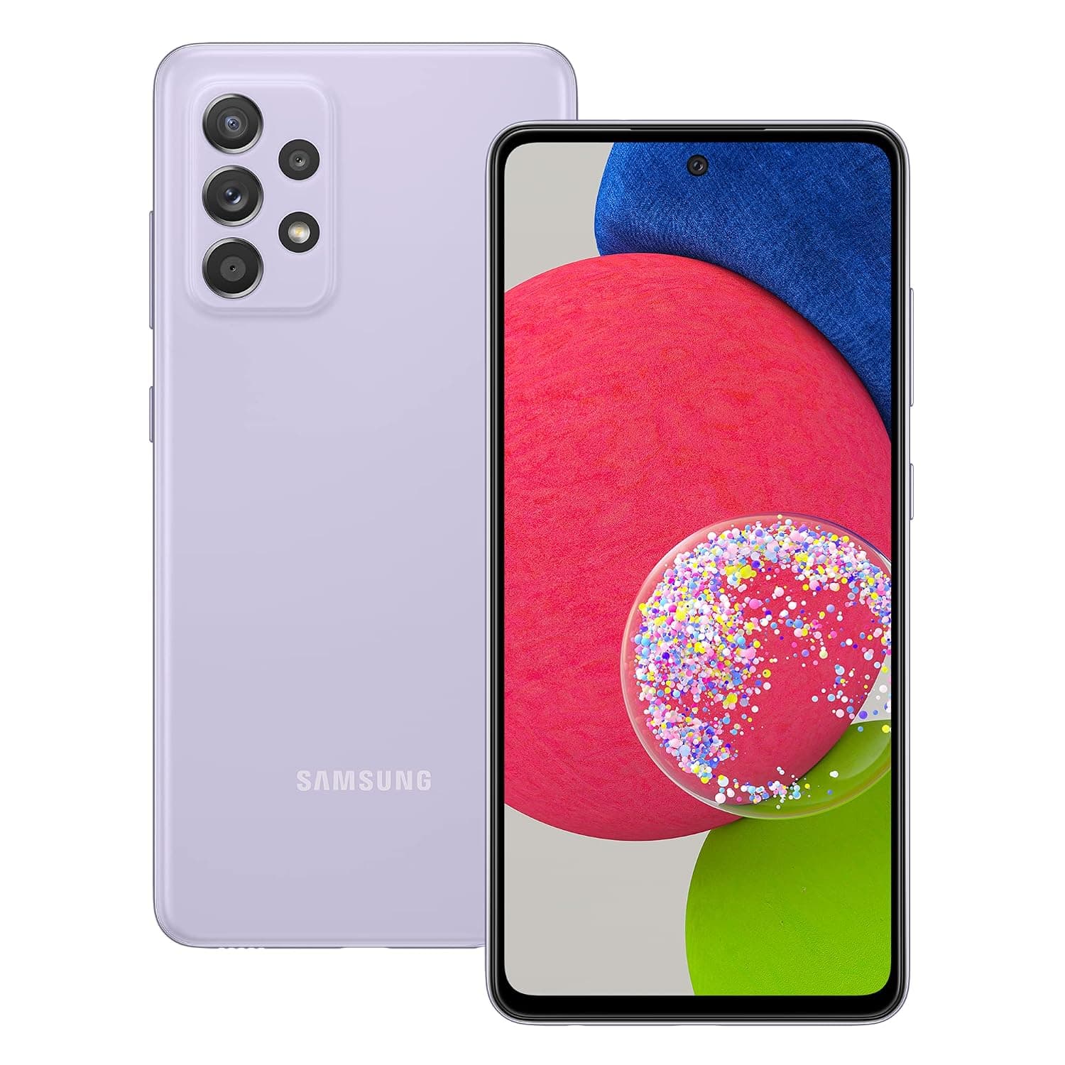 Samsung Galaxy A52s Dual SIM 128GB ROM + 6GB RAM Factory Unlocked 5G Smartphone (Awesome Violet) - International Version