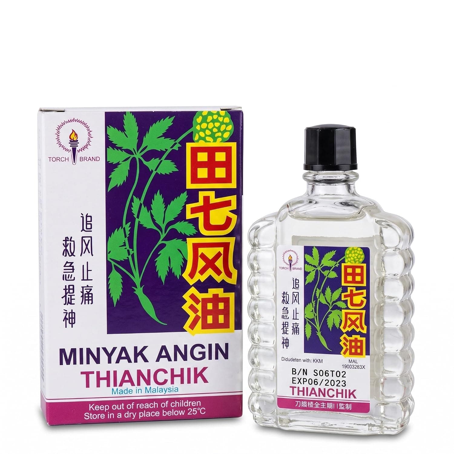 Thianchik Massage Oil 30 ml - Sports, Muscles, Cramps and Joints - Warming