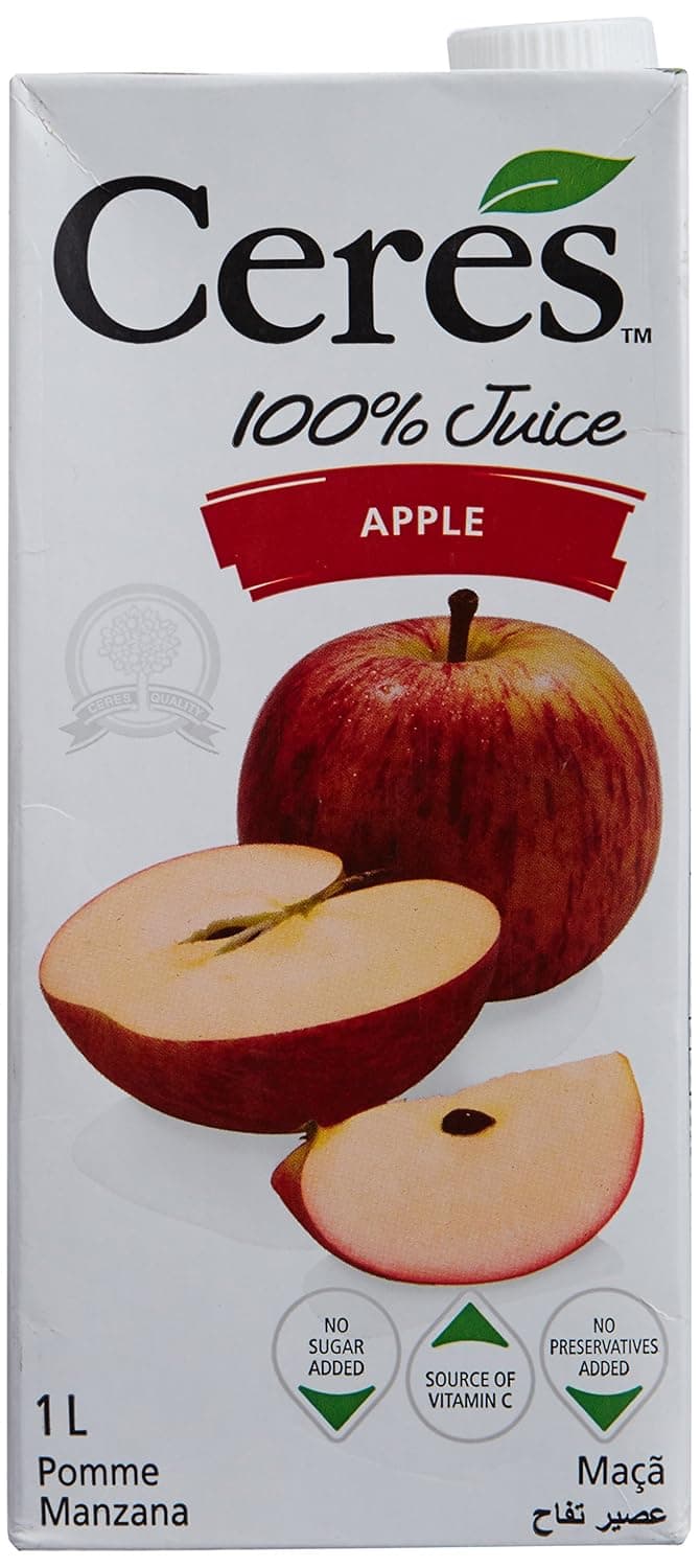 Ceres 100% Fruit Juice, Apple, 1000 ml, (74551)