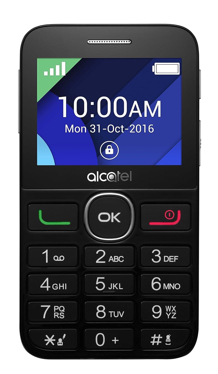 Alcatel 2008 Dual-SIM 16MB ROM + 8MB RAM (GSM Only | No CDMA) Factory Unlocked 2G Cell-Phone (Metal Silver) - International Version