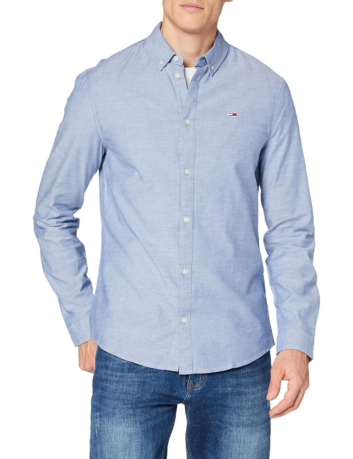 Tommy Jeans Men's Tjm Slim Stretch Oxford Shirt Shirt