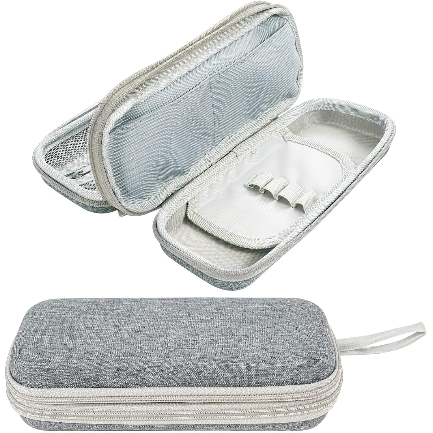 ProCase Pen Pencil Case, 2-Layer EVA Zipper Pencil Box Pouch Large Capacity Stationery Storage Organizer for School Office Supplies