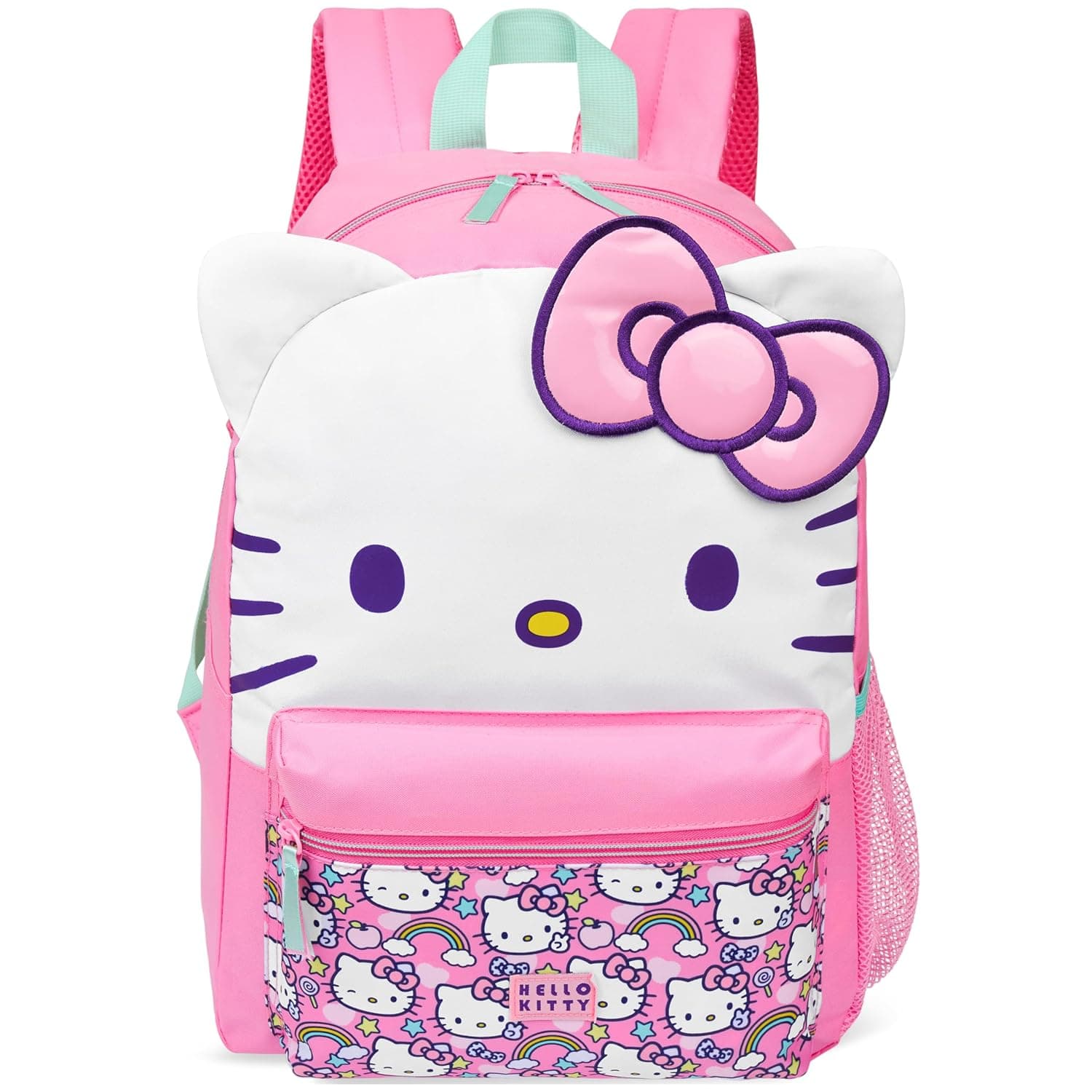Hello Kitty Girl's Backpack Plush Rucksack (pack of 1)