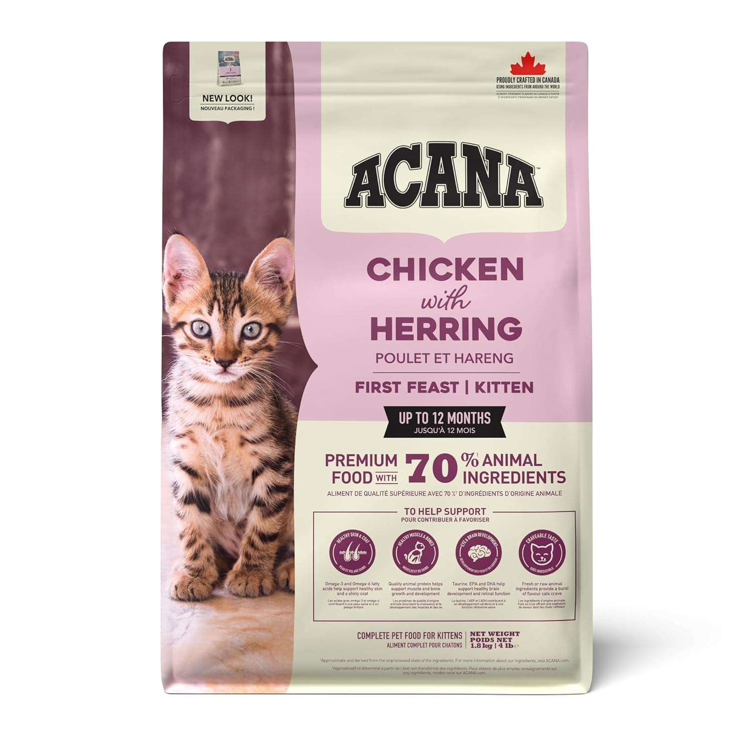 Acana Kitten Dry Food Chicken with Herring - 1.8 Kg