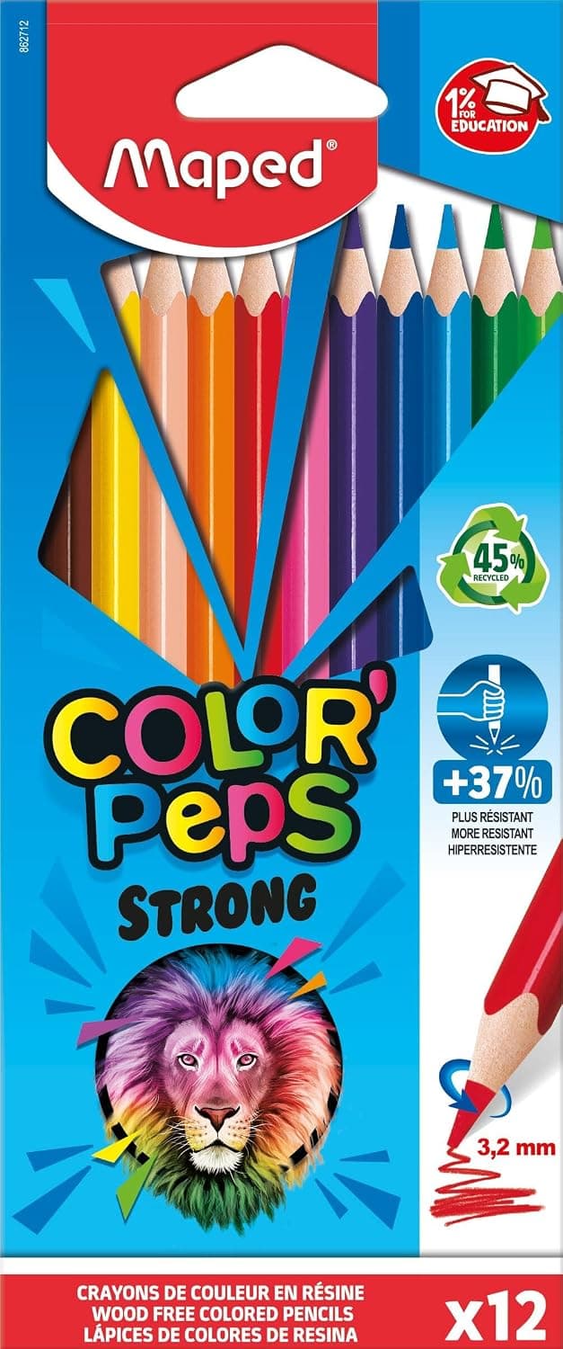 Maped Color Pencils Strong 12 colors