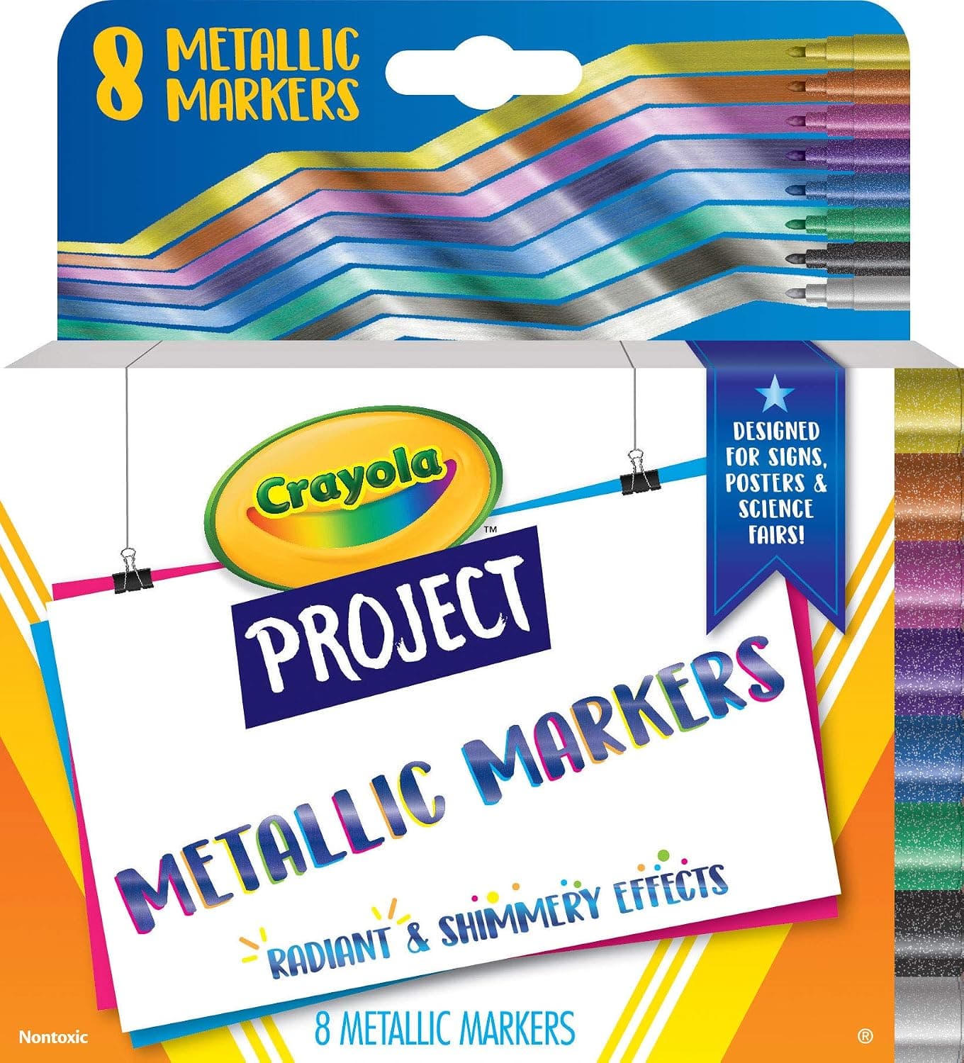 Crayola Project 8 ct. Metallic Markers