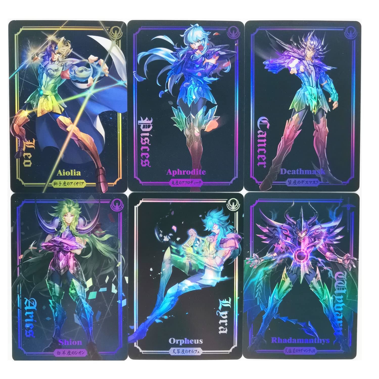 SA-LUX - 11pcs/set Seiya Painted Тоуs Hobbies Hobby Collectibles Game Collection Anime Cards