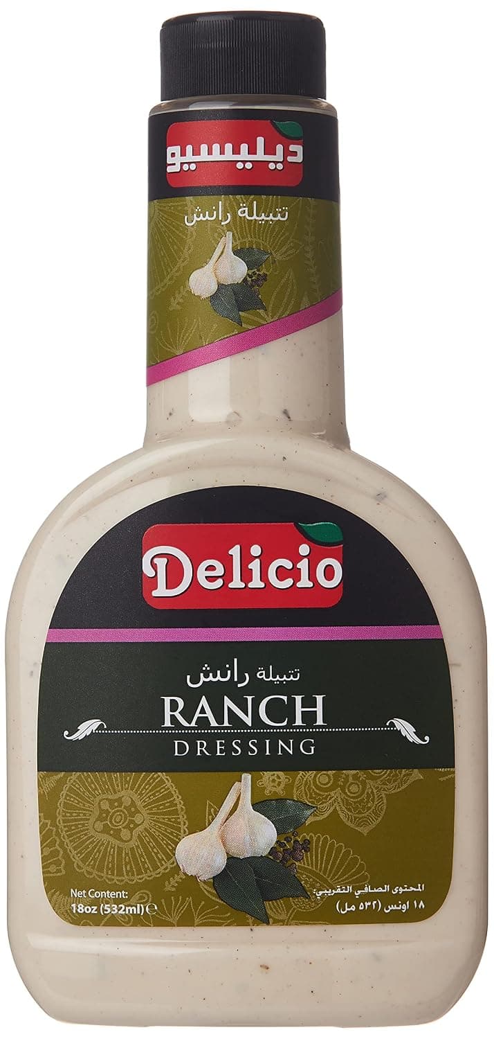 Delicio Ranch Dressing, 532 ml - Pack of 1