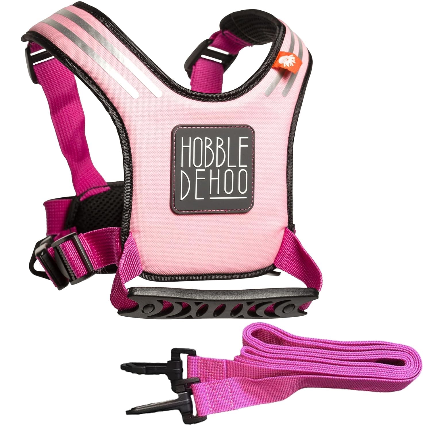 Hobble De Hoo Active Child Harness, Safety Harness For Kids & Toddlers Aged 2-7 Years, Child Harness For Walking & Supporting SEN and Special Needs (Pink Harness with Leash)