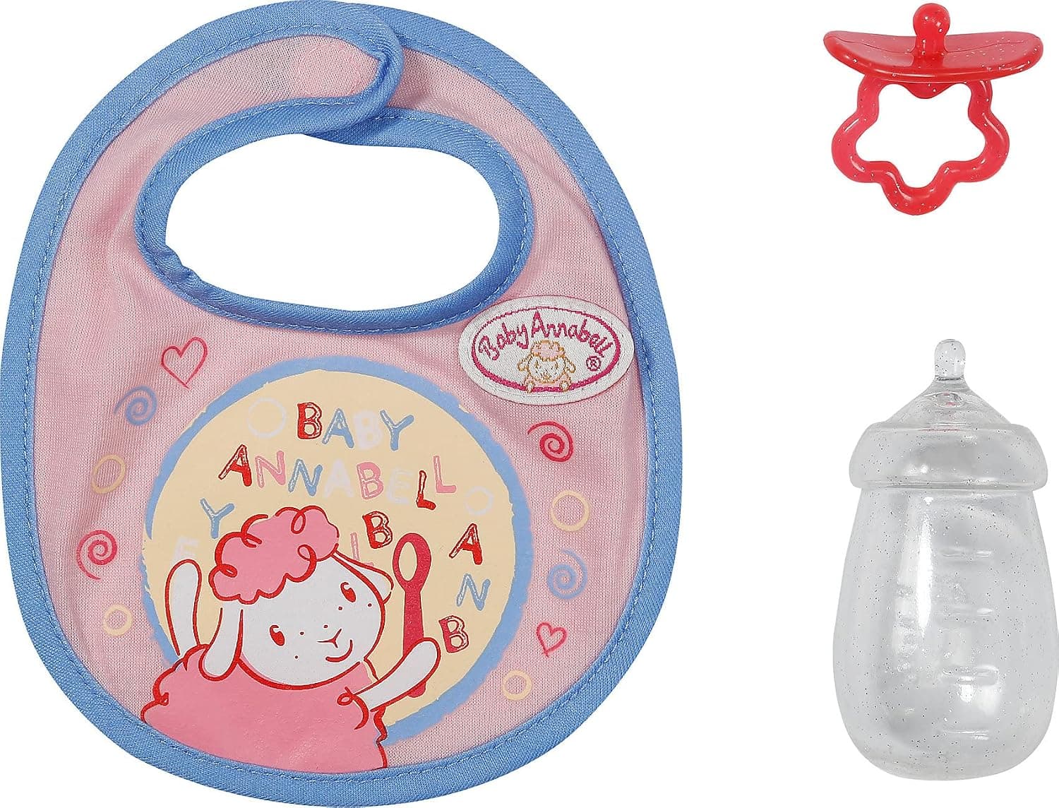 Baby Annabell Little Feeding Set, Includes Spoon, Bottle & Dish, Realistic Mealtime Accessories for 36cm Dolls – Perfect for Pretend Play for Toddlers Age 1+ Years