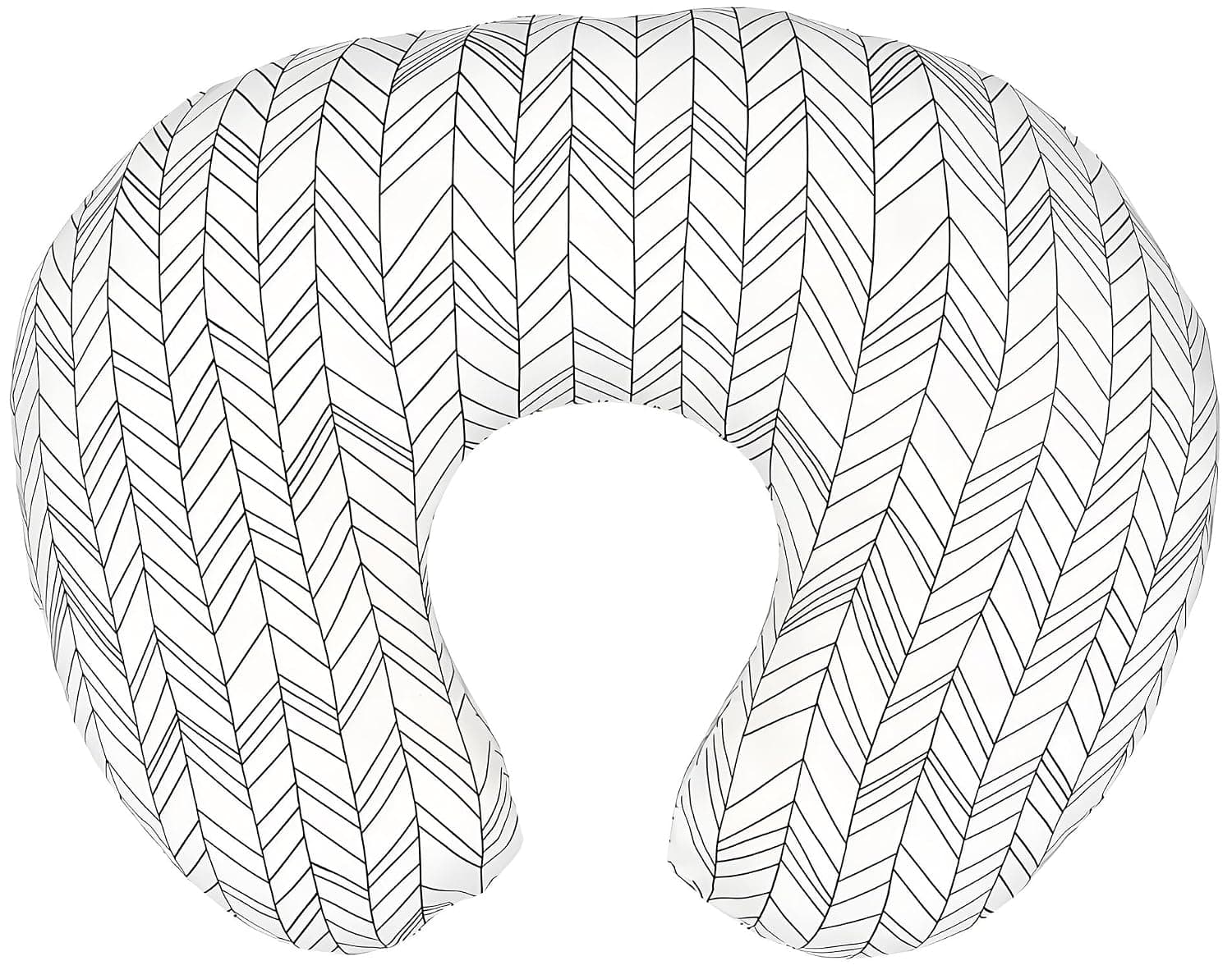 Floral Nursing Pillow Cover, Stretchy Nursing Pillow Slipcovers for Baby Girl&Boy Breastfeeding and Bottle Feeding Pillow, Zipper Ultra Soft Nursing Pillow for Newborn