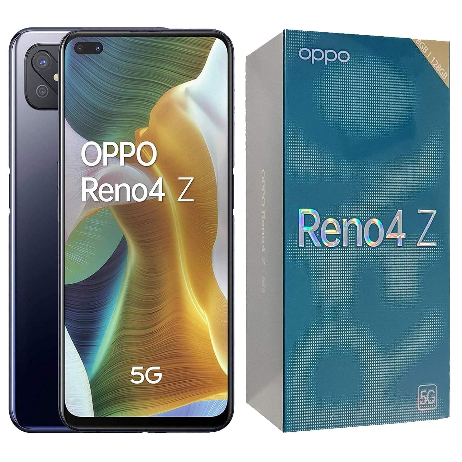 OPPO Reno4 Z 5G Dual (128GB,8GB RAM, Black, Only GSM)