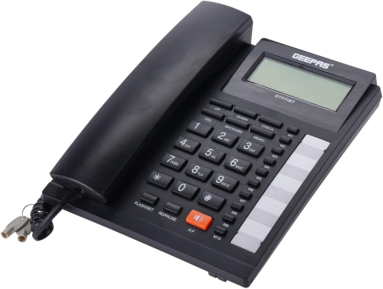 Geepas Caller Id Telep-16Digit Lcd Display 1X20
