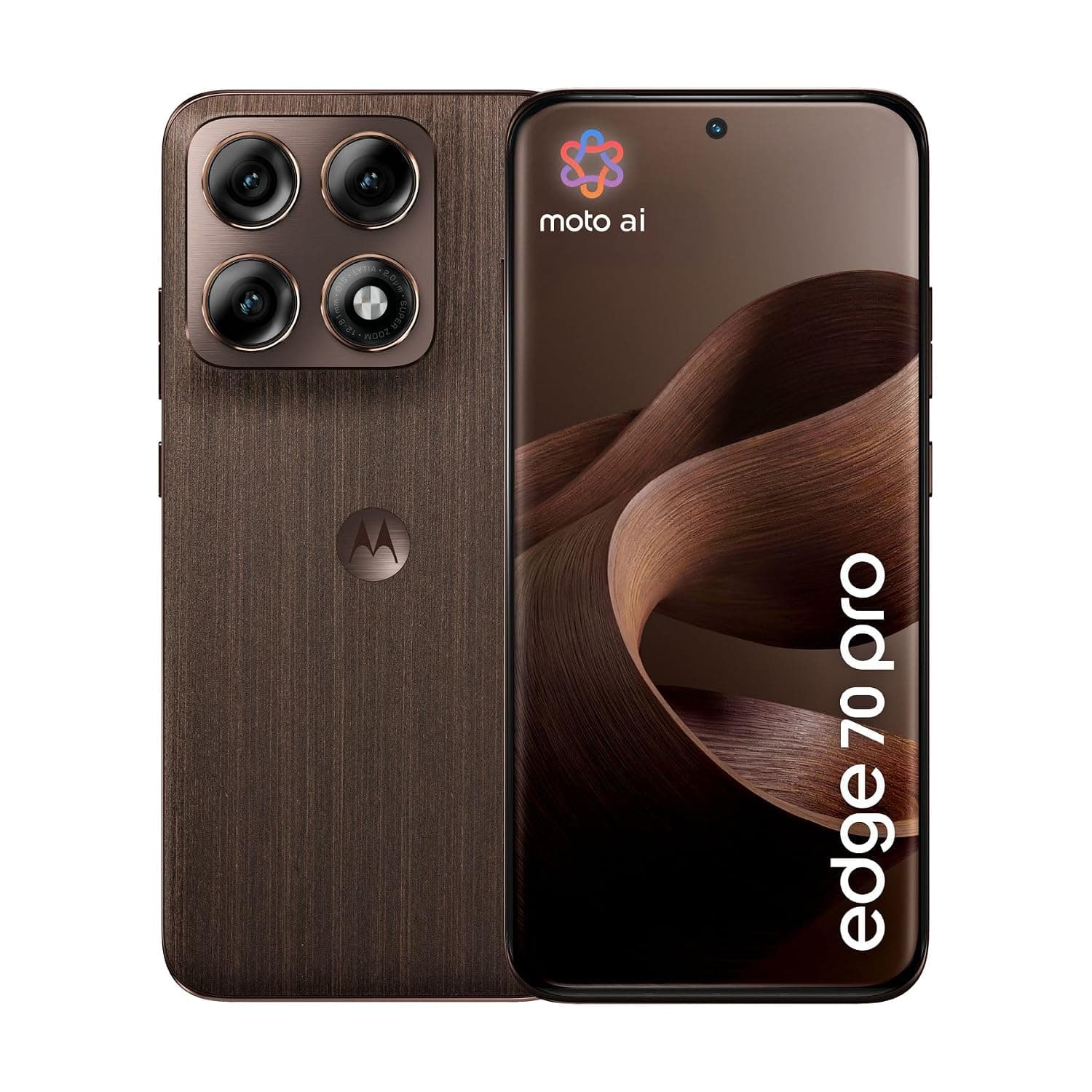 Motorola Edge 70 Pro Dual-SIM 256GB ROM + 8GB RAM (GSM Only | No CDMA) Factory Unlocked 5G Smartphone (Pantone Chicory Coffee) - International Version
