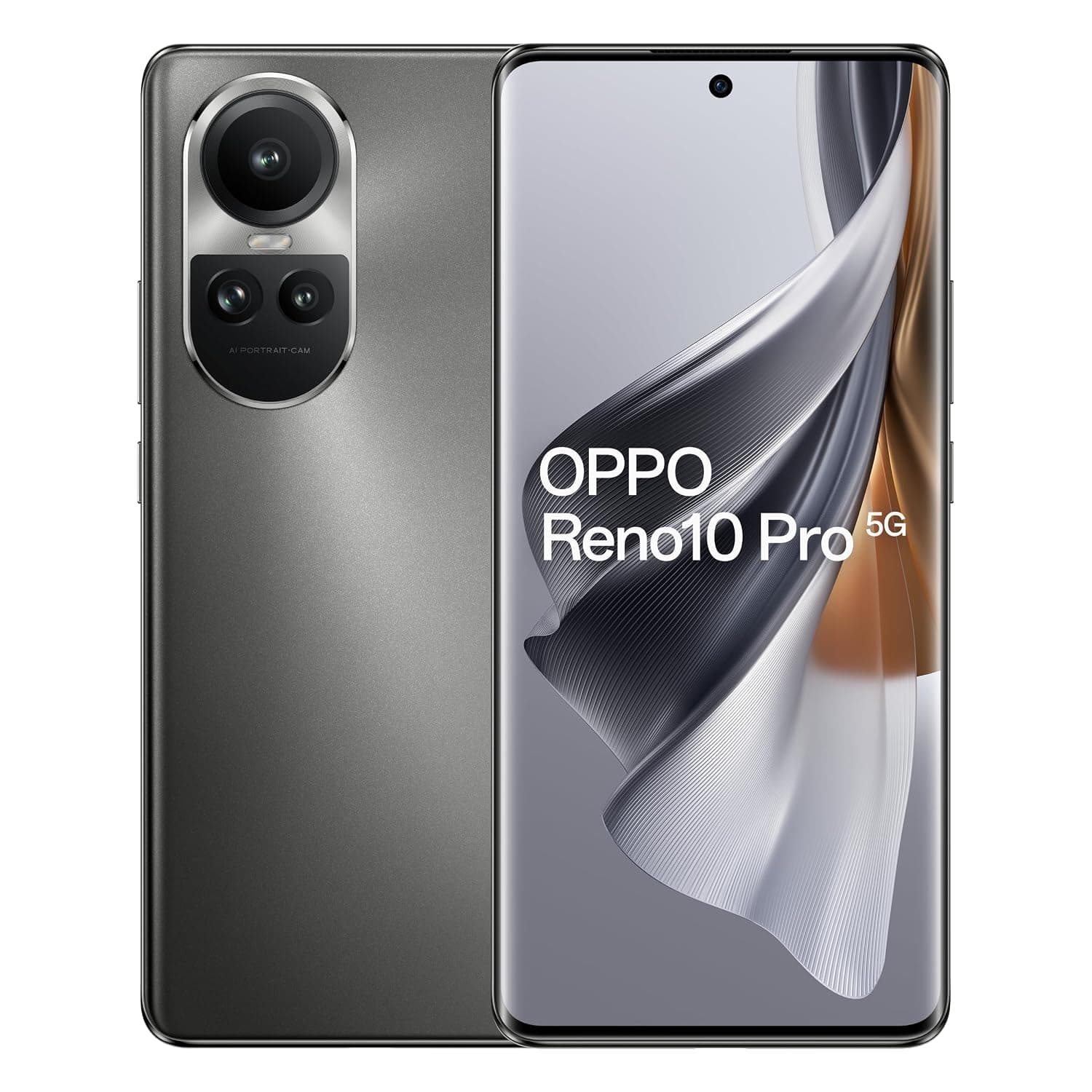 Oppo Reno 10 Pro Dual-SIM 256GB ROM + 12GB RAM (GSM Only | No CDMA) Factory Unlocked 5G Smartphone (Silvery Grey) - International Version