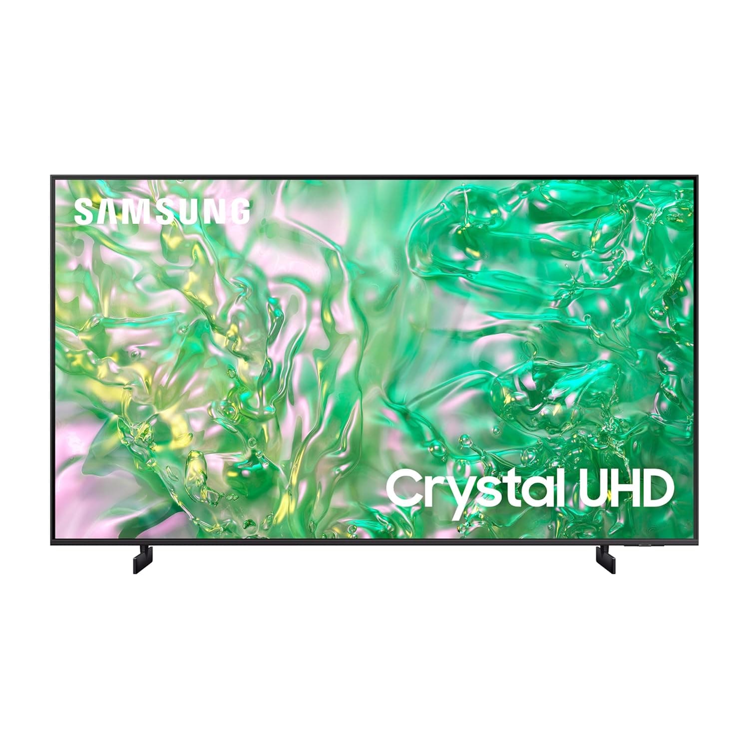 Samsung 65 Inch UHD TV, DU8000, 4K, Dynamic Crystal Color, AirSlim Design, Samsung TV Plus, Secured by Knox, Tizen Smart TV, UA65DU8000UXSA (2024 - KSA Version)