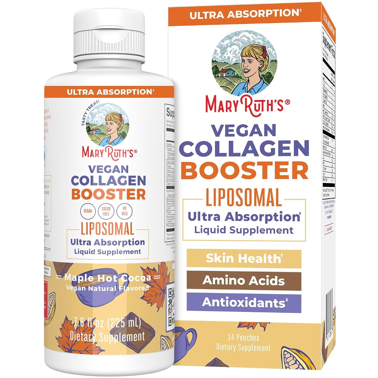 Collagen Boosting Liposomal, Maple Hot Cocoa, 7.6 oz