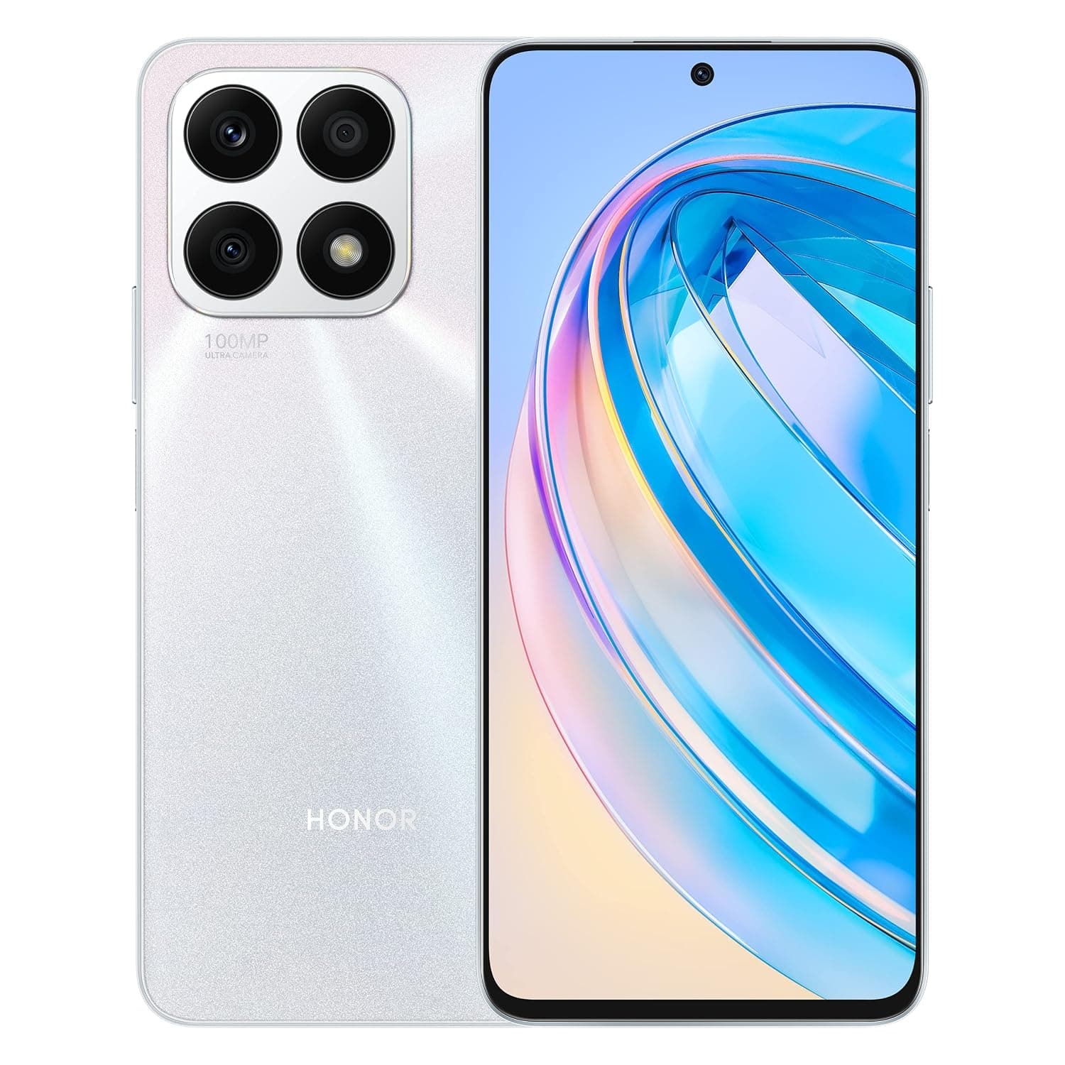Honor X8a Dual SIM 128GB ROM + 6GB RAM Factory Unlocked 4G Smartphone (Titanium Silver) - International Version