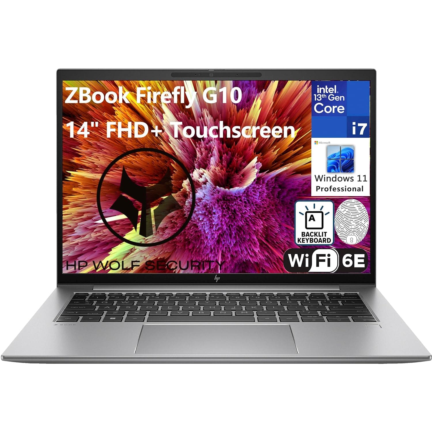 HP ZBook Firefly 14 G10 14" FHD+ Touchscreen Mobile Workstation Business Laptop Computer, 13th Gen Intel i7-1360P, 32GB DDR5 RAM, 1TB PCIe SSD, WiFi 6E, Backlit Keyboard, FR, Windows 11 Pro, Tilsiy