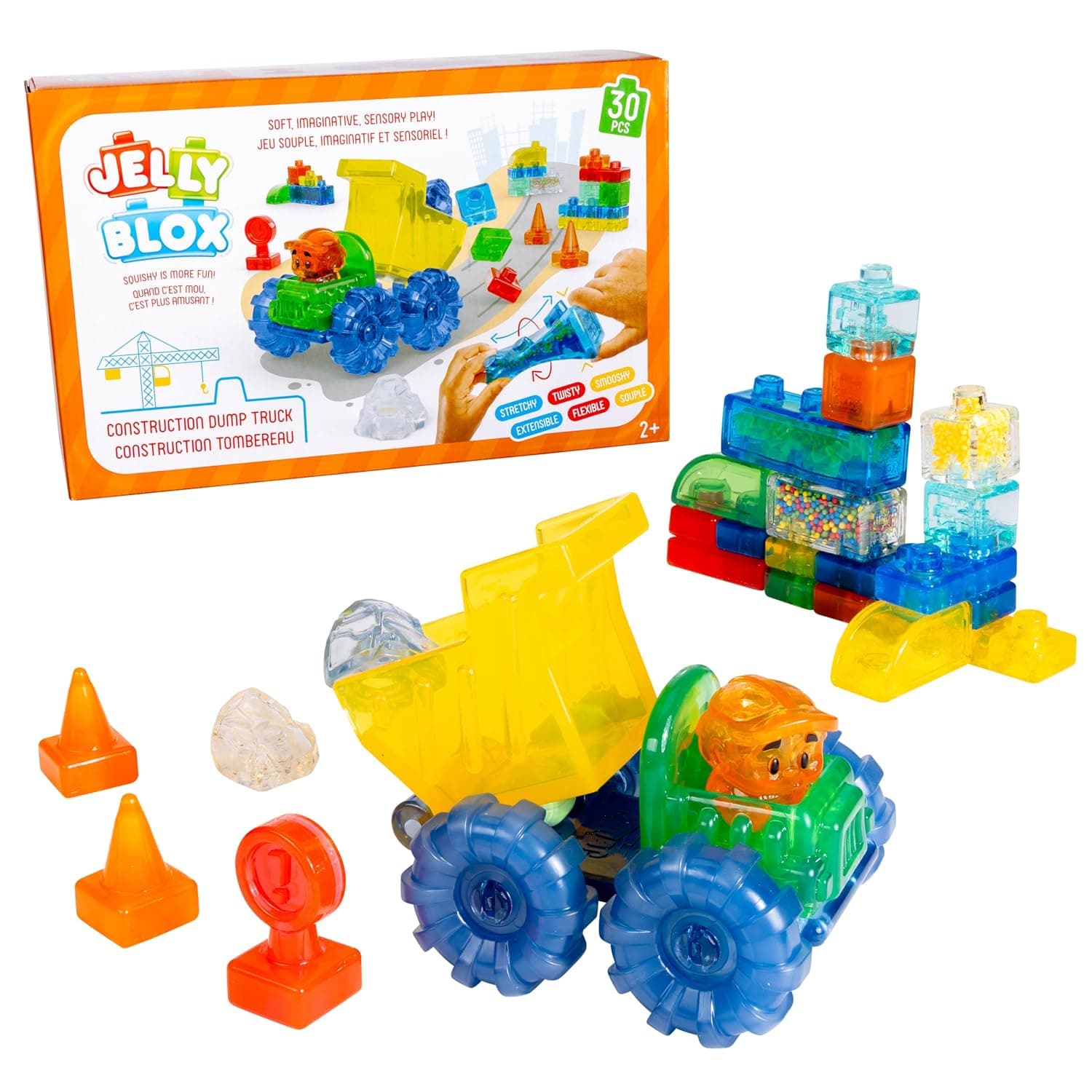 Jelly Blox Construction Dump Truck Set
