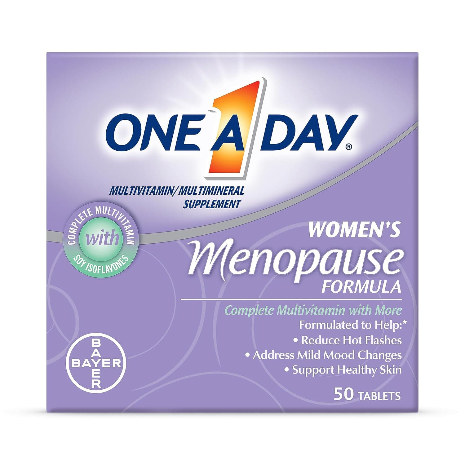 One A Day Women's Menopause Multivitamin with Vitamin A, Vitamin C, Vitamin D, Vitamin E and Zinc for Immune Health Support