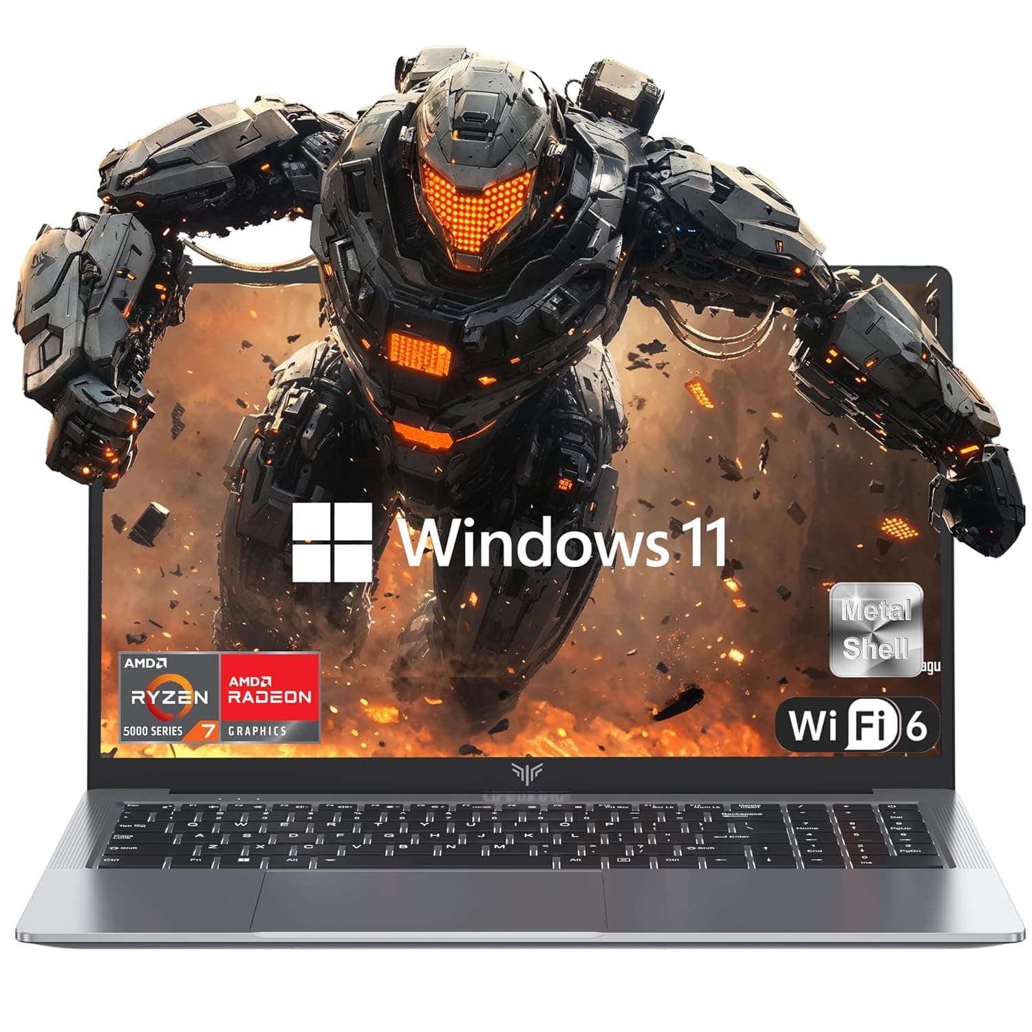 ACEMAGIC AMD Laptop Computer,16 Inch FHD Display Laptop with AMD Ryzen 7 6800H Processor up to 4.7GHz,16GB Ram DDR5 4800MHz 512GB SSD Notebook with Backlit Keyboard