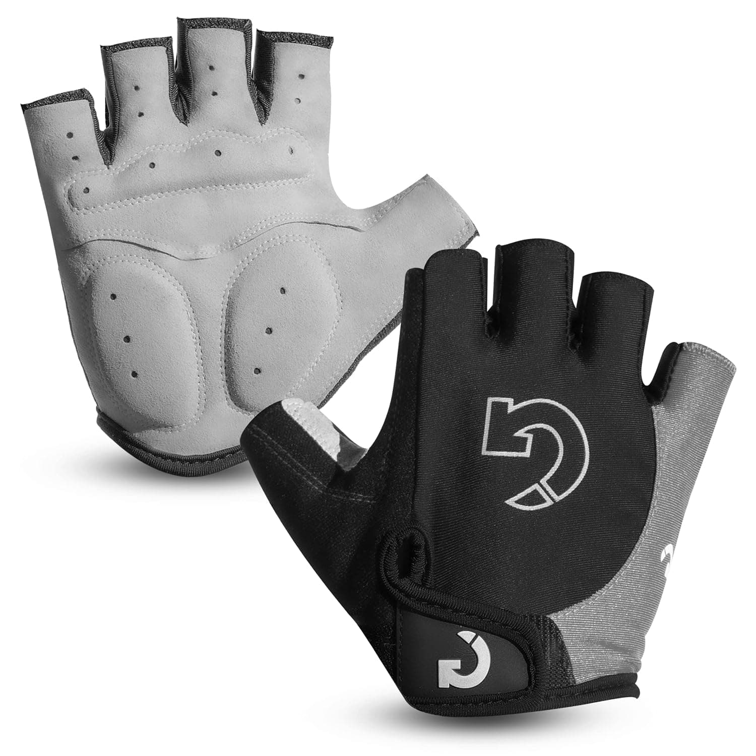 Cycling Gloves Bicycle Gloves Mountain Bike Gloves for Men Women Anti Slip Shock Absorbing Padded Breathable Half Finger Short Sports Gloves Accessories, XL